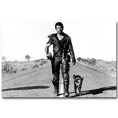 Mad Max Mel Gibson Classic Movie Art Silk Poster 12x18 Inch Man And The Dog 004 • $4.74