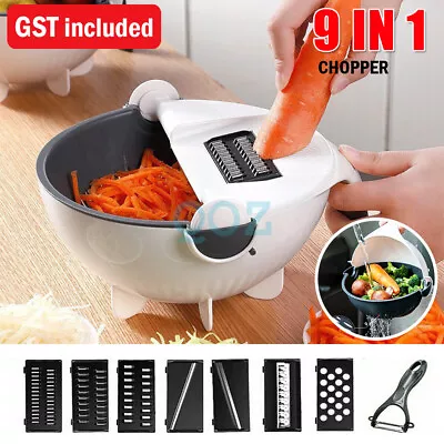 Kitchen Cutter Assist Slicer Vegetable Potato Onion Carrot Grater Chopper 9 IN 1 • $22.41