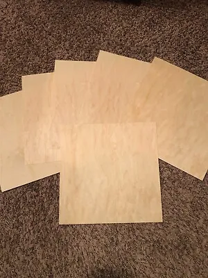 6 Maple Wood Veneer 12  X 12  Sheets Pieces Lots Of Beautiful Grains • $12.99