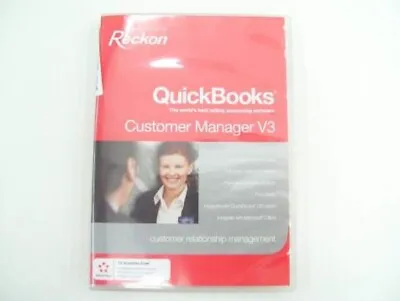 £304.94 • Buy Reckon Quickbooks Full Version Customer Manager V3 Software Business Accounting