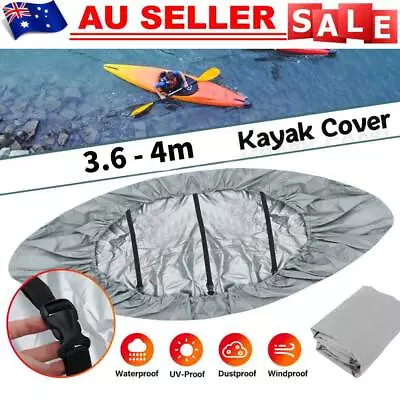 Kayak Canoe Transport Storage Dust Cover Waterproof UV Sunblock Shield 4.5m AUS • $29.43