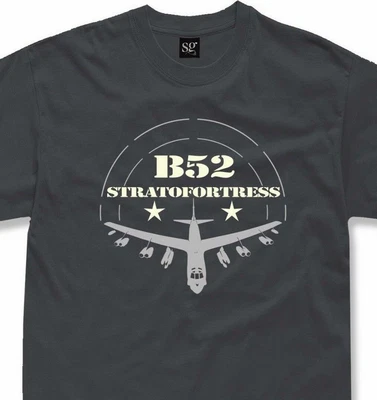 £18.82 • Buy B52 T-Shirt Army US Bomber Aircraft Stratofortress B-52 Tshirt + Longsleeve