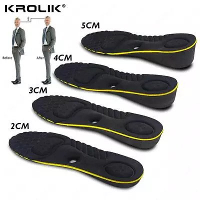 Magnet Massage Height Increase Insoles For Women Men Invisible Support Orthopedi • $8.50