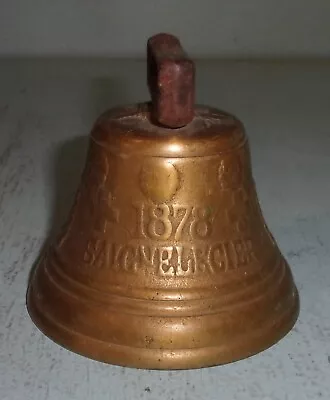 Vintage Brass Cow Bell Chiantel Fondeur 1878 Saignelegier • $10