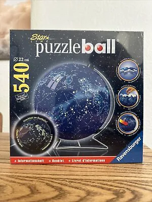 New In Box - 3D Ravensburger Puzzle Ball Star Line Celestial Map NIP 540 Pieces • $64.99