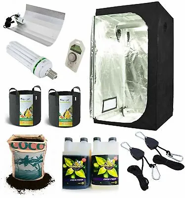£134.99 • Buy Complete Grow Tent Kit Grow Light Indoor Hydroponics Set Up System Small 60