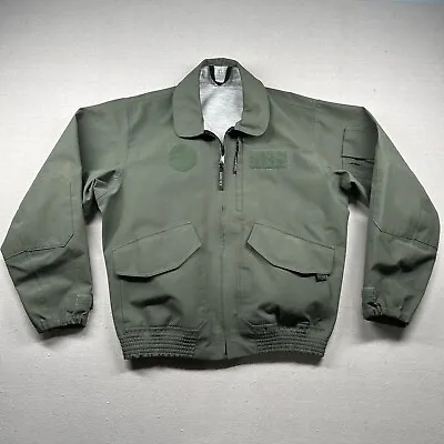 Military Jacket Mens Lrg Long Outershell Waterproof Gore-Tex Tactical Breathable • $124.99