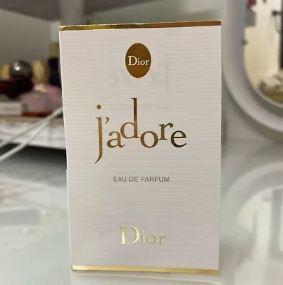 Dior J'adore Eau De Parfum Sample Spray .03oz 1ml New In Card • $8.79