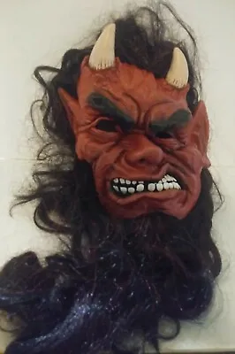 $19.99 • Buy Devil Monster Demon Soft Latex Mask ;  Halloween Horror 🎃 ; Cosplay ; Costume 