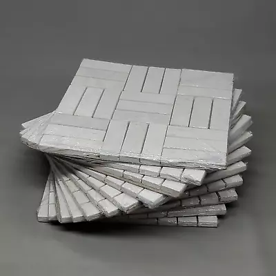 Mosaic Tile White Weave Stone 12  X 12  11 Pack MCS276 (New) • $33