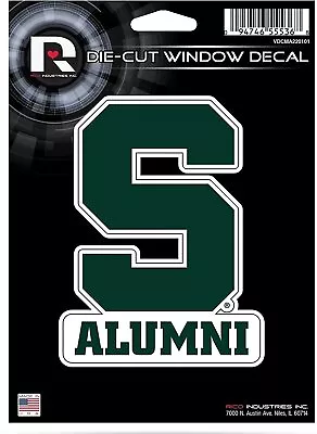 Michigan State Spartans Alumni 5  Decal Sticker Flat Vinyl Die Cut Auto Home... • $11.79