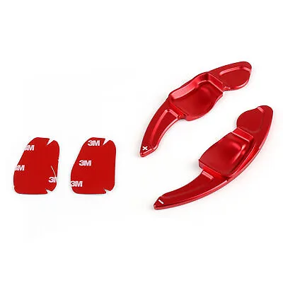 Fits VW Golf 6 MK6 GTI Car Steering Wheel Shift Paddle Shifter Sport Type Red CE • $22.77