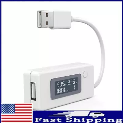 Micro USB Tester Backlit LCD Digital Power Meter USB Charger Doctor Indicator • $7.59