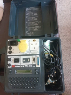 £140 • Buy MEGGER PAT 4 DV/3 PAT Portable Appliance Tester. Little Use Needs Collaborating 