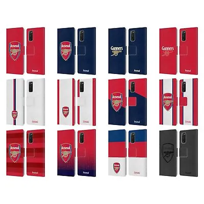 Official Arsenal Fc Crest 2 Leather Book Wallet Case Cover For Samsung Phones 1 • £19.95