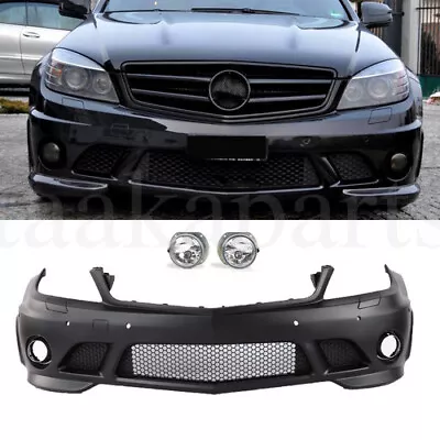 C63 AMG Style Front Bumper Cover For Mercedes Benz C-Class W204 C300 C350 08-12 • $455.05