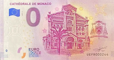 £4.54 • Buy Ticket 0 Euro Cathedral Of Monaco France 2019 Number Various