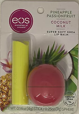 EOS Pineapple Passionfruit And Coconut Milk Super Solf Shea Lip Balm • $4.15