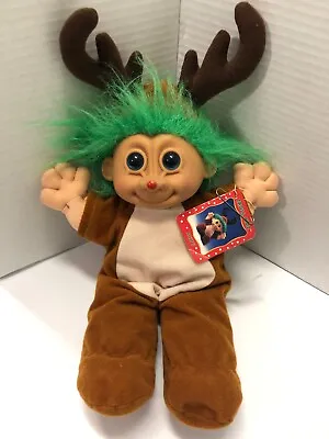 $10 • Buy Russ Berrie TROLL KIDZ Reindeer 15  Plush Doll Figure
