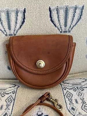 Coach Vintage British Tan Brown Mini Leather Belt Crossbody Bum Bag 9826 • $99.99