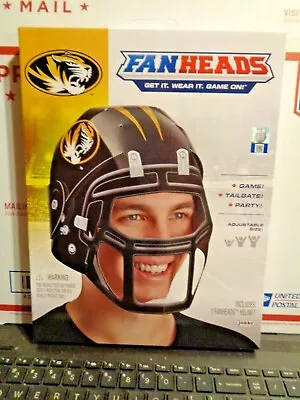 Jakks Pacific University MISSOURI MIZZOU TIGERS Fan Heads Helmet NEW • $9.99