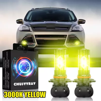 For Chevy Silverado 1500 2500 HD 2003-2006 -Yellow LED Fog Light Bulbs Kit 9145 • $13.74