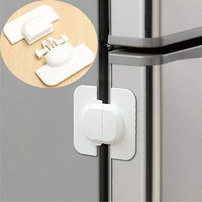 $9.21 • Buy Safety Refrigerator Fridge Freezer Door Lock Latch Catch For Toddler Kids B-b