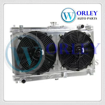 Alloy Radiator For MAZDA Miata MX5 NB 1.6L 1.8L Engine MT 1998-2005 + Shroud+Fan • $245