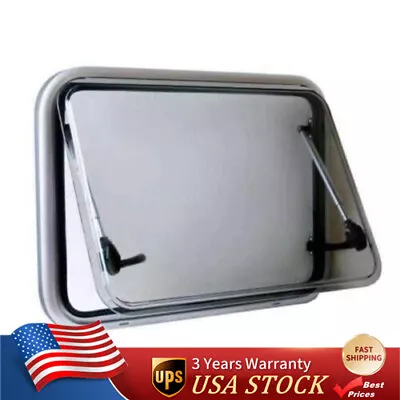 Deluxe RV Camper Windows Vent RV Window Hatch With Awning Screen& Blind Caravan • $166.25
