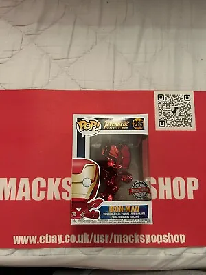 Iron Man (Red) Chrome #285 Funko Pop Marvel • £5