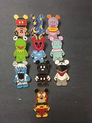 2008 Disney Vinylmation Park/Urban #1 Mystery Pin Complete Set (One Pin Broken) • $70