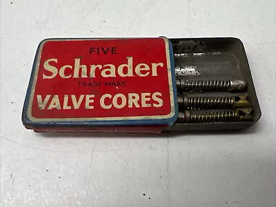 Vintage Tin Schrader Valve Cores Car Auto Motorcycle Mancave Miscle Petrol Oil • $6.39