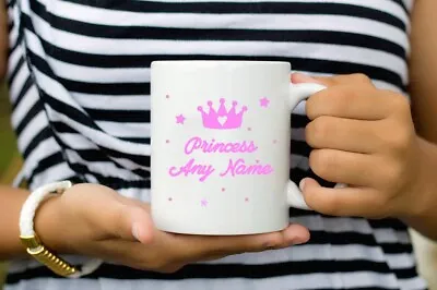 £7.99 • Buy Personalised Name Princess Mug Ideal Birthday Gift