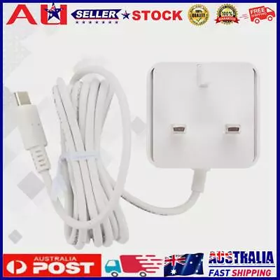 USB-C Power Supply 5.1V 3A White Power Charger For Raspberry Pi 4 (UK) • $23.79