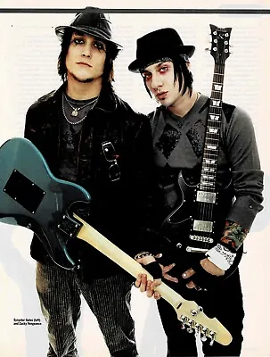 SYNYSTER GATES & ZACKY VENGEANCE Of AVENGED SEVENFOLD - Print Ad Photo - 2005 • $5.95