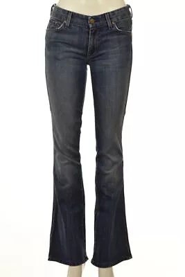 7 For All Mankind A Pocket Womens Jeans Size 27 Blue Medium Wash Boot Cut Pants • $24.99