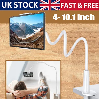 £7.44 • Buy 360 Gooseneck Table Bed Clamp Stand Holder Mount For IPad Tablet Flexible Arm UK