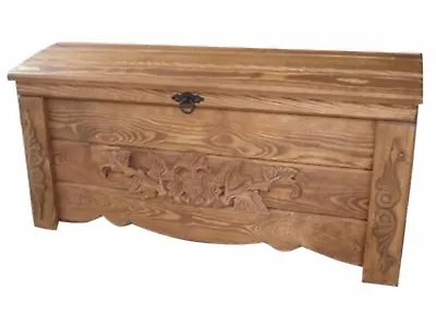 Wooden Vintage Blanket Trunk Box Coffee Table Chest Ottoman Furniture WFR3 • £209.99