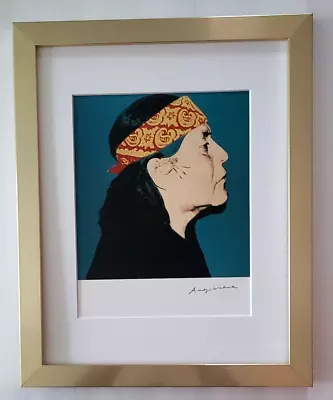 ANDY WARHOL + STUNNING 1980's SIGNED +  R.C. GORMAN + PRINT MATTED & FRAMED • $149