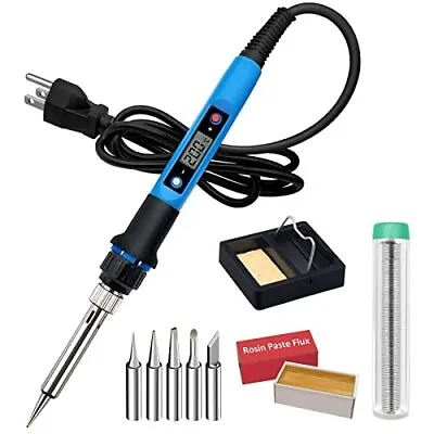 Soldering Iron Kit 80w 110v Fast Heat Up In 10s Lcd Digital Adjustable  • $18.54