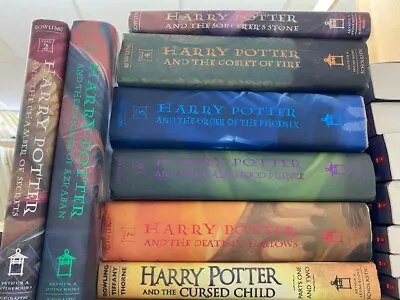 $10 • Buy Harry Potter Hardcover Books Only You Chose The Book Complete Set 1-8 Ficiton