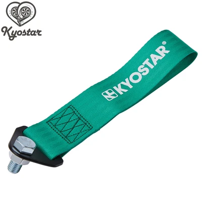 $16.37 • Buy KYOSTAR High Strength JDM Racing Front &Rear Tow Strap Belt Hook Universal Green