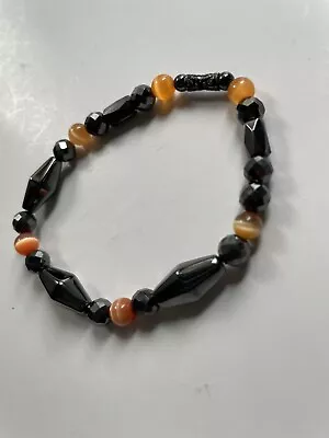 Beaded Magnetic Therapy Bracelet (magnetite) • $9