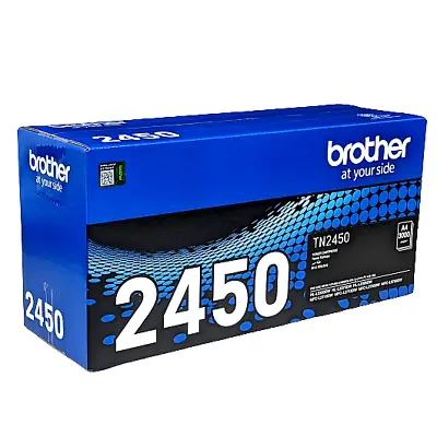 Brother GENUINE TN-2450 2450 Black Toner Cartridge Yields 3000 Pages • $132