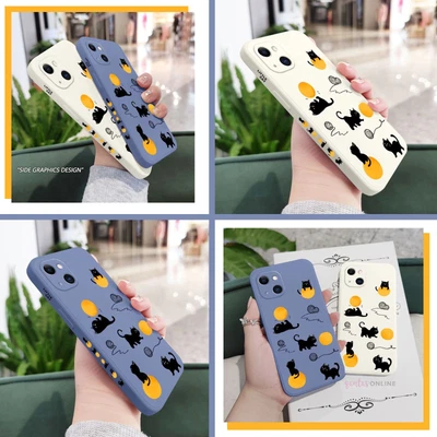 $14.29 • Buy Cartoon Cute Cat Case Cover For IPhone 14 Plus 13 12 PRO MAX 11 8 XS XR 2020