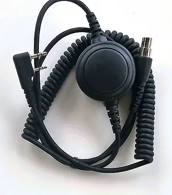 Headset Coiled Cord Baofeng 2P W/ptt Kelvar Reinforced Racing Radios Electr • $39.49