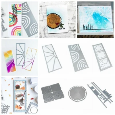 $13.74 • Buy Rainbow Frames Metal Cutting Dies For Scrapbooking Embossing DIY Gift Cardmaking