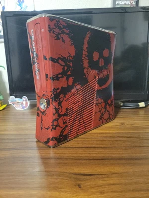 $160 • Buy Microsoft Xbox 360 Gears Of War 3 Limited Edition  Red & Black Console Only