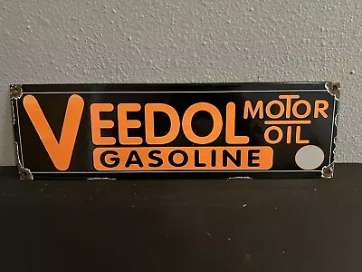 Veedol Motor Oil Sign Porcelain  • $49.99