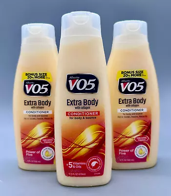 VO5 Extra Body Conditioner W Collagen 5 Vitamins & Olis 12.5oz 3 PK 48.5oz TOTAL • $14.70